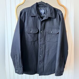 Pendleton Men’s Black Wool Button-Up Jacket